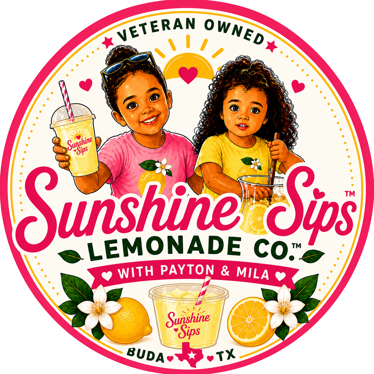Sunshine Sips Lemonade Co. – Fresh Squeezed Happiness!